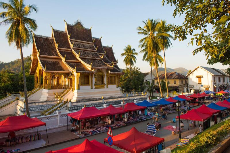 Luang Prabang. Laos.; Night Market. Michelle Chaplow / Avani