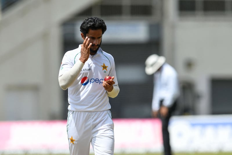 Hasan Ali - 6. Innings 4, Runs 68, Wickets 6. He is the heart of Pakistan’s team, providing bursts of energy with ball and bat. However, dropped Roach in the first Test and saw his team lose by one-wicket, which takes points off his report card. AFP