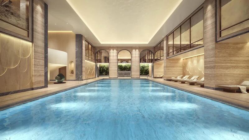 The swimming pool. Photo: The OWO Residences by Raffles
