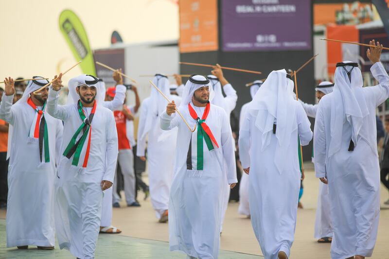 Traditional Kuwaiti dancing takes place as part of the celebrations.