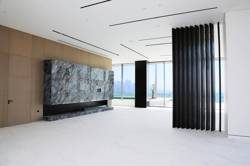<p>The main living areas are on the top floor of the penthouse.&nbsp;Courtesy LuxuryProperty.com</p>
