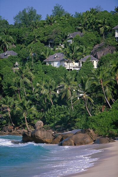 All villas have views of the Indian Ocean. Courtesy Banyan Tree Seychelles Resort & Spa