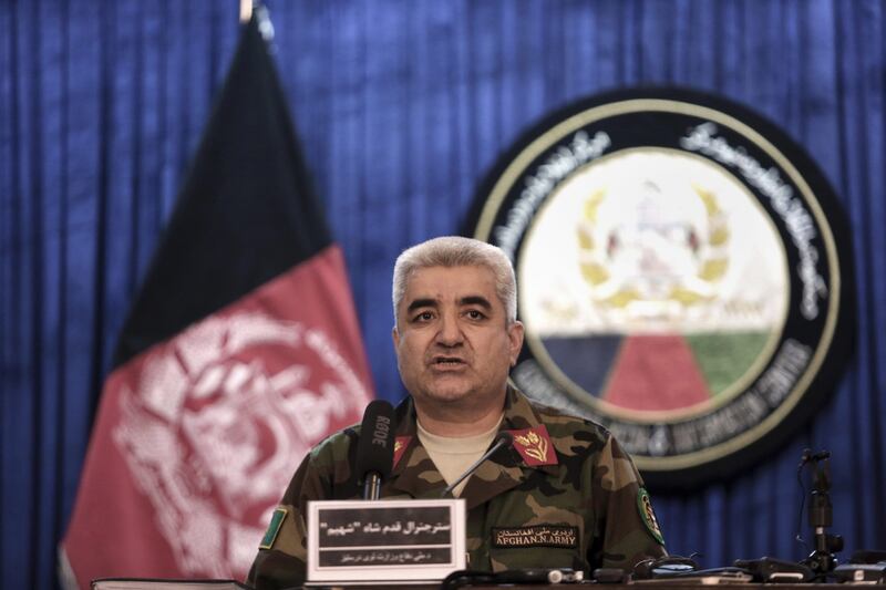 Afghan army chief of staff, General Qadam Shah Shahim resigned following a deadly Taliban attack on an army base in Mazar-i-Sharif. Rahmat Gul / AP Photo