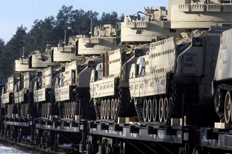 Shortly after the French, the US said it would send Bradley fighting vehicles to provide "a level of firepower and armour that would bring advantages on the battlefield”. Reuters