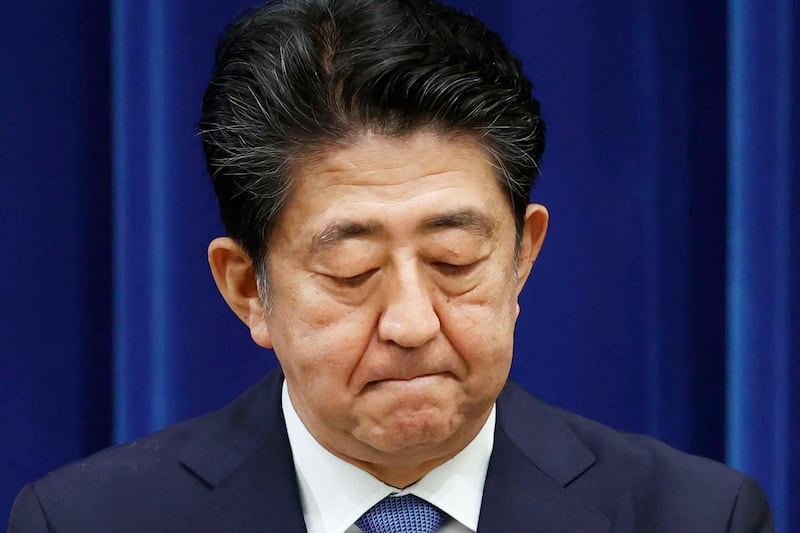 Abe's term made him Japan's longest-serving prime minister. AP