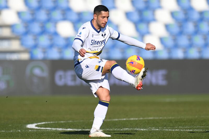 =8) Gianluca Caprari (Verona) Five assists in 21 games. Getty