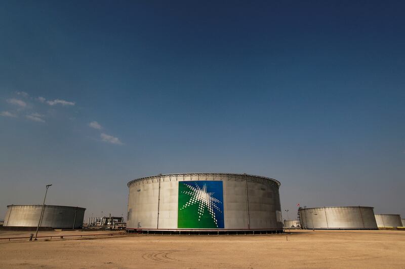 Saudi Aramco's oil terminal in Abqaiq, Saudi Arabia. Reuters.