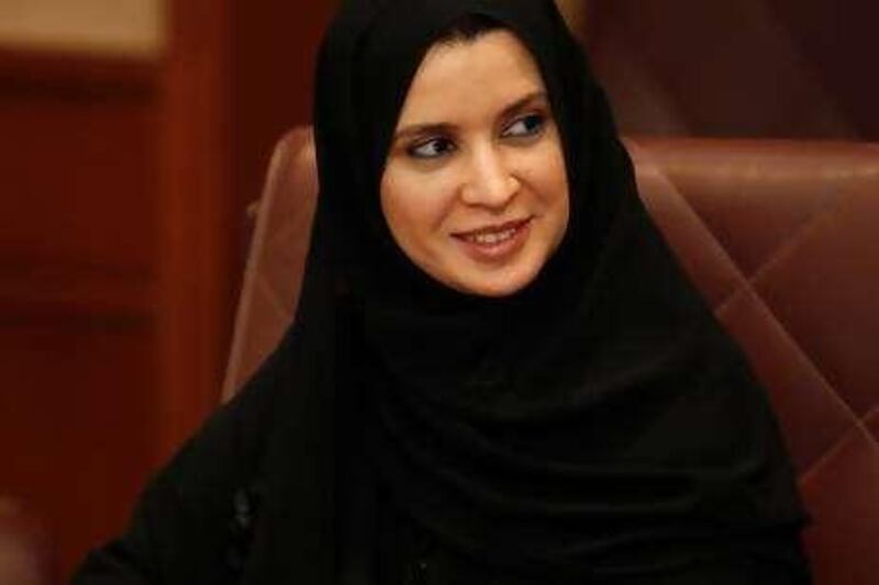 ABU DHABI, UNITED ARAB EMIRATES Ð March 17, 2008: Amal Abdullah Jomaa Al Qubaisi, Member of the United Arab Emirates, Federal National Council speaks with members of the U.S. House of Representatives and Congress. (Photo by Ryan Carter / The Nation)
 *** Local Caption *** al21-influential8.jpg