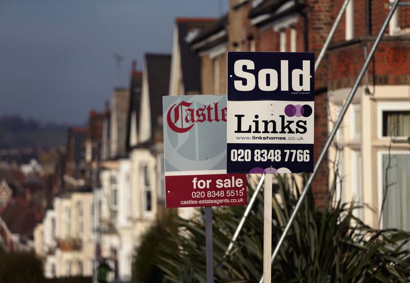 Britain’s property market continues to rise since the end of the stamp duty holiday. PA