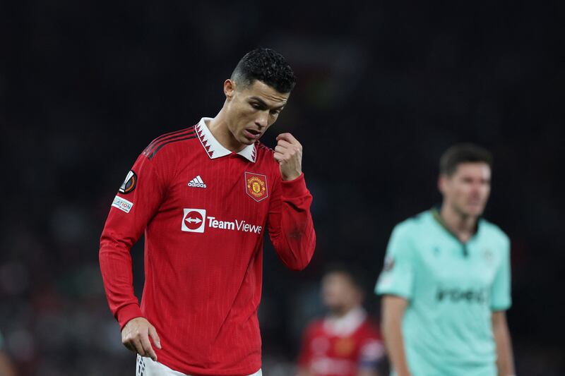 Manchester United's Cristiano Ronaldo. Reuters