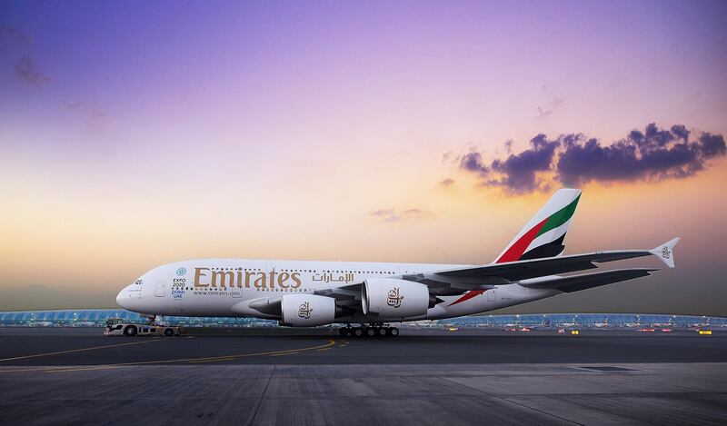 Emirates, which flies out of Dubai, is the UAE's biggest airline. It began operations in October 1985. Courtesy Emirates