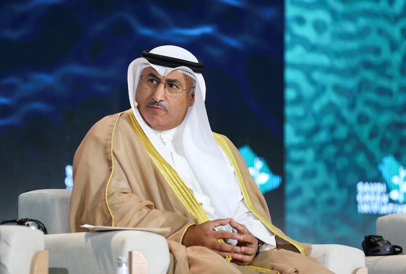 Kuwait's Oil Minister Mohammed Al Fares attends the Saudi Green Initiative forum. Reuters