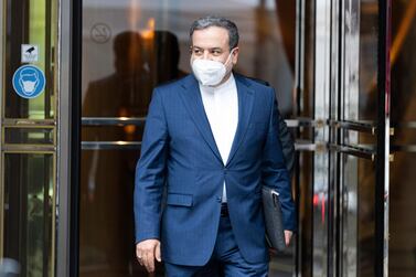 Iranian Deputy Foreign Minister Abbas Araghchi leaves closed-door nuclear talks in Vienna, Austria, on June 12. AP