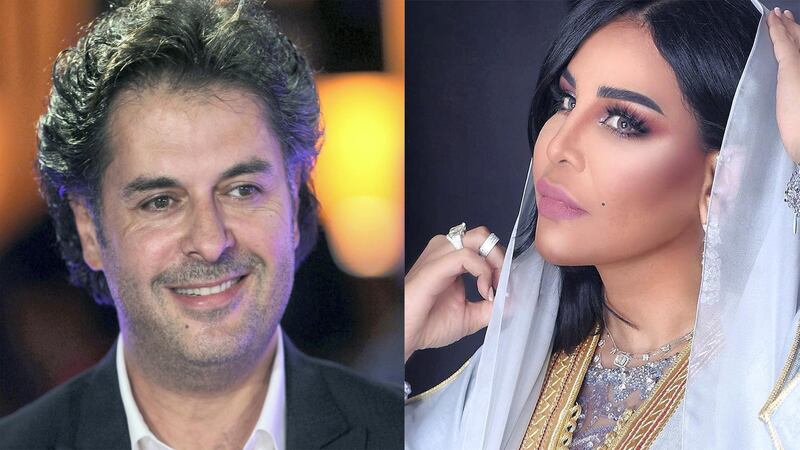 Ragheb Alama and Ahlam will appear together in the next season of 'The Voice Ahla Sawt. AFP 