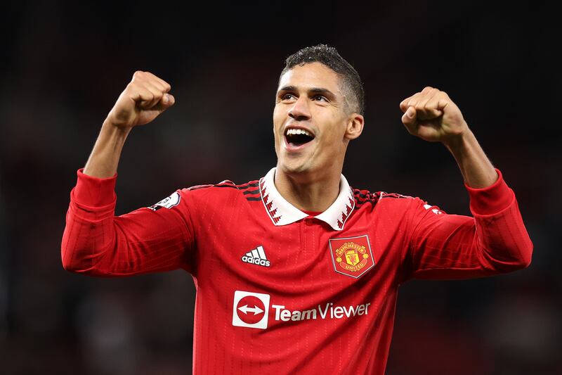 7) Raphael Varane of Manchester United, £340,000 a week. Getty