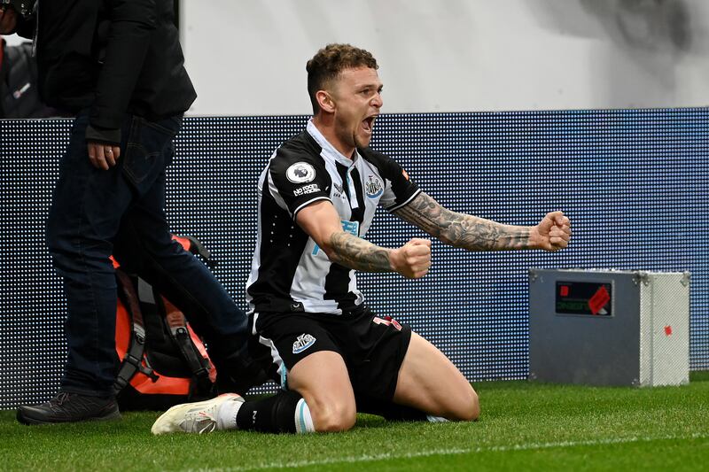 Kieran Trippier - 8: Defender was rock solid in front of watching England manager Gareth Southgate. One lovely piece of control in second half delighted Newcastle fans. His stunning free kick in the 80th minute took the roof off stadium. Late injury will be a concern. Getty