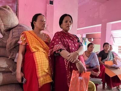 Displaced pregnant women and new mothers at a government-run relief hostel in conflict-stricken Manipur. Taniya Dutta / The National