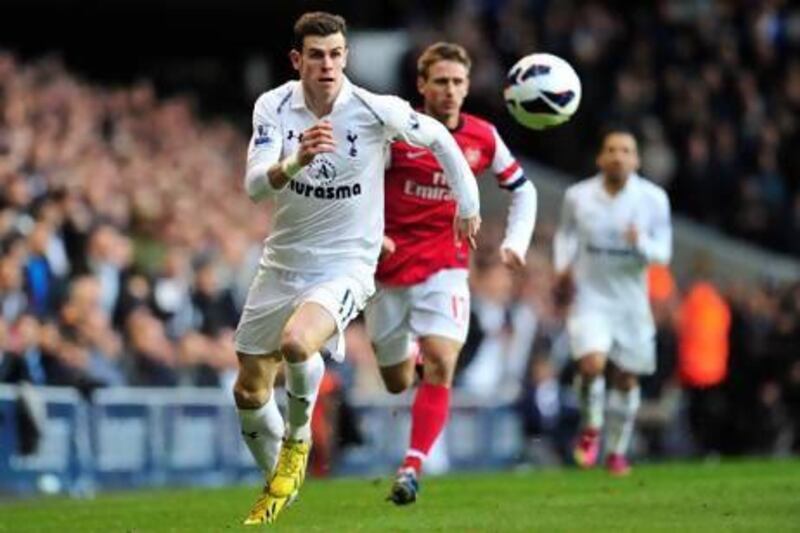 Gareth Bale has just returned to Tottenham Hotspur after two weeks of an ankle injury lay-off. Kerim Okten / EPA