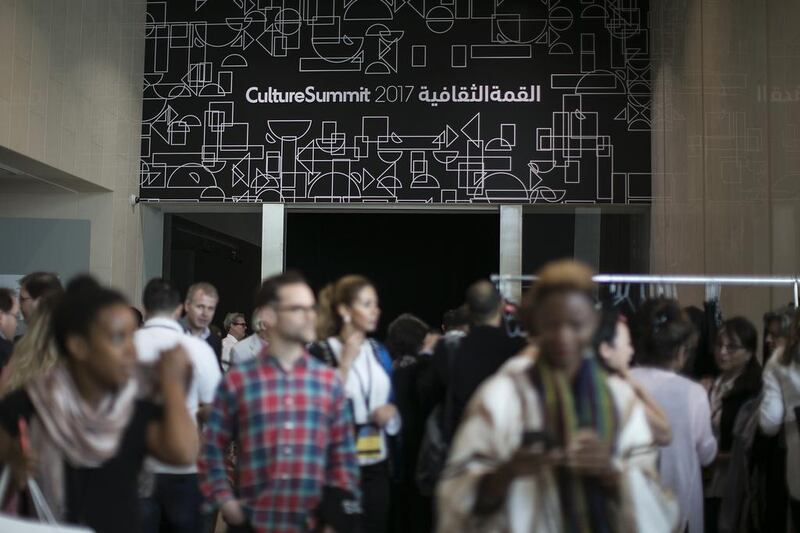 The Culture Summit 2017 concluded on Thursday. Mona Al Marzooqi / The National 