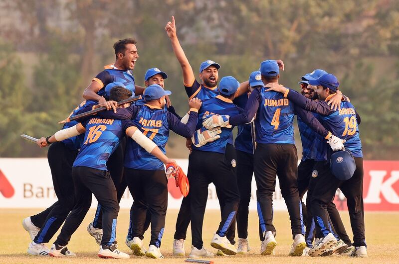 Central Punjab celebrate beating Balochistan in the final of the Pakistan Cup. Courtesy PCB