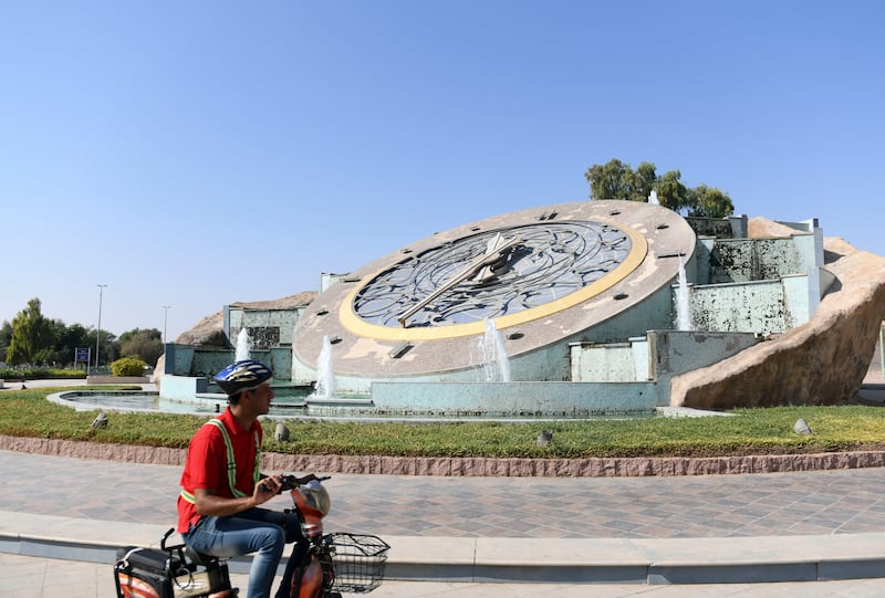 The Clock Tower roundabout in Al Ain. Khushnum Bhandari / The National