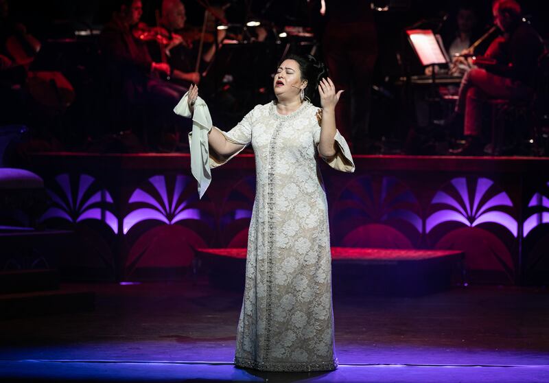 Umm Kulthum & The Golden Era premiered in London's West End before coming to Dubai Opera in May 2022. Photo: Dubai Opera