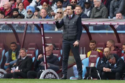 Unai Emery has led Aston Villa from 15th to sixth and into European contention. Getty