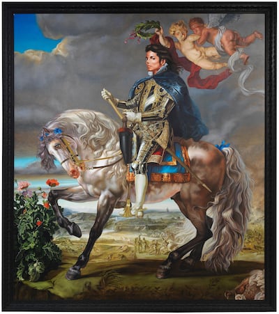 Portrait of Michael Jackson by Kehinde Wiley