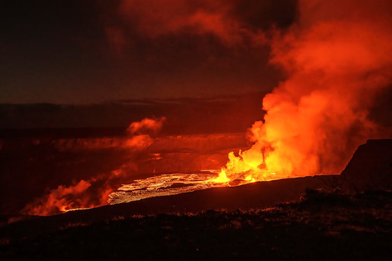 Kilauea is one of the world's most active volcanoes. AP