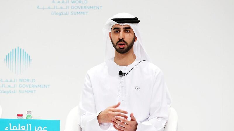 Omar Al Olama, the UAE's Minister of State for Artificial Intelligence, said the youngsters taking part in the global robotics challenge are "role models for Emirati youth".    