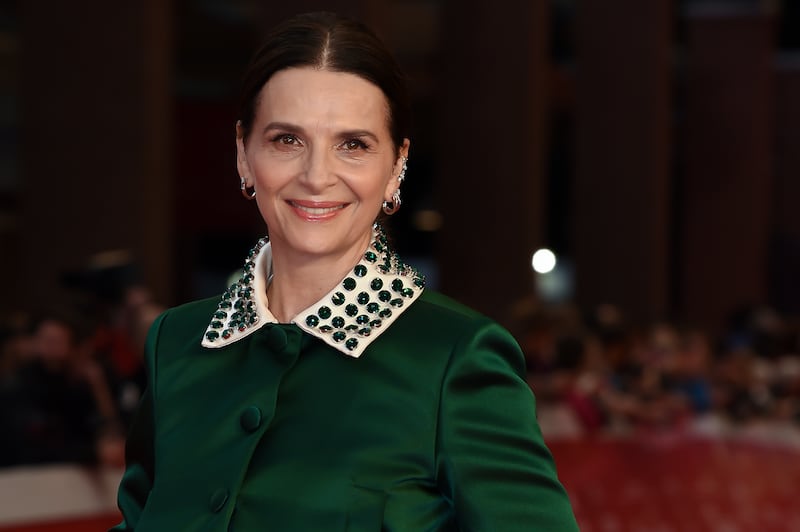 French actress Juliette Binoche at Rome Film Fest 2023.  Getty Images