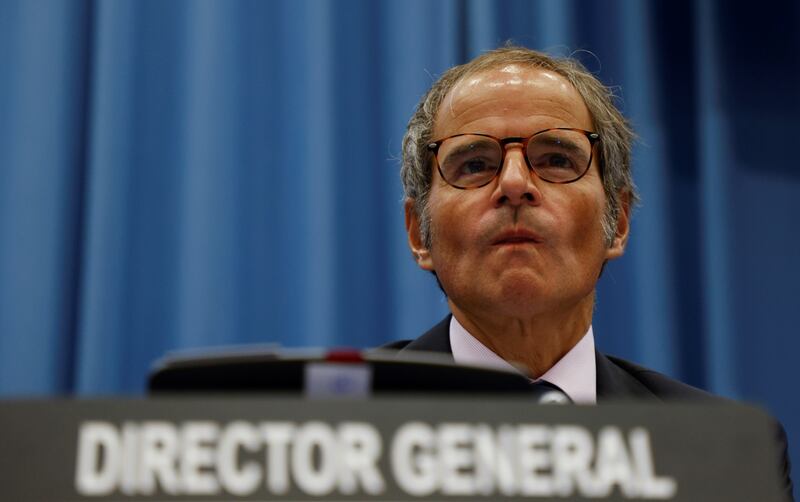 International Atomic Energy Agency Director General Rafael Grossi attends an IAEA Board of Governors meeting in Vienna, Austria. Reuters