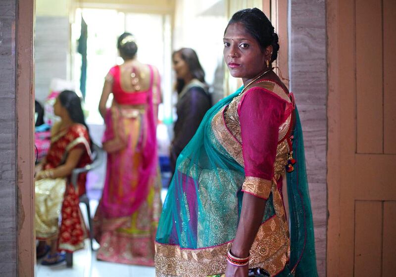 Surrogate Ganga Ben, 35, from a village about 10km from Anand, is seven months pregnant with a baby she is carrying for UK couple. Subhash Sharma for The National