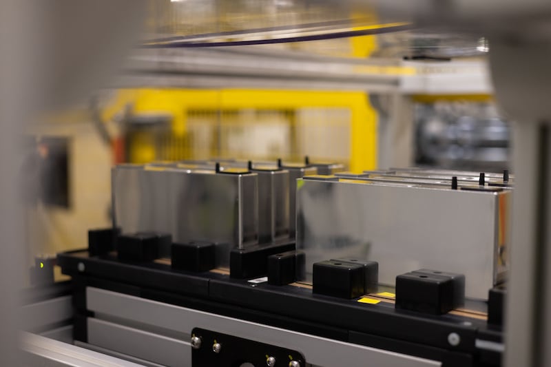 Northvolt, which counts BMW and Volkswagen among its investors, last year delivered its first battery cells from its gigafactory in Sweden. Photo: Northvolt AB