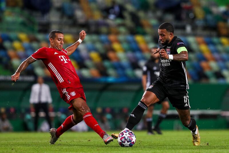 Thiago Alcantara – 7, Was culpable early on when he gave the ball to Caqueret, who split the defence to create a chance for Depay, but otherwise rarely wasted possession. EPA