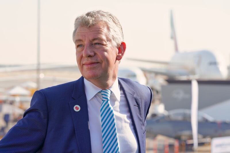 Paul Griffiths, chief executive of Dubai Airports, said the travel hub handled about 20 per cent more passenger traffic in the third quarter of 2021 than in the same period of last year. AP