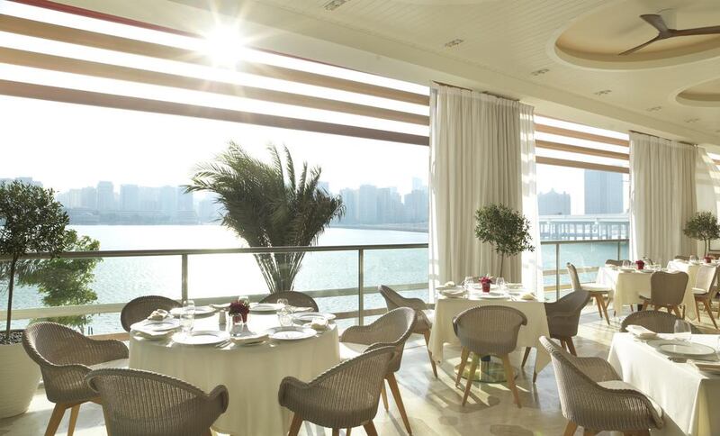 Cafe Melano at Four Seasons Hotel Abu Dhabi at Al Maryah Island. Courtesy Four Seasons Abu DhabiIsland)