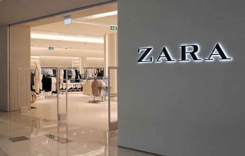 ABU DHABI ,  UNITED ARAB EMIRATES , SEPTEMBER 4 – 2019 :- Zara store at the new expansion of The Galleria on Al Maryah Island in Abu Dhabi. ( Pawan Singh / The National ) For Lifestyle