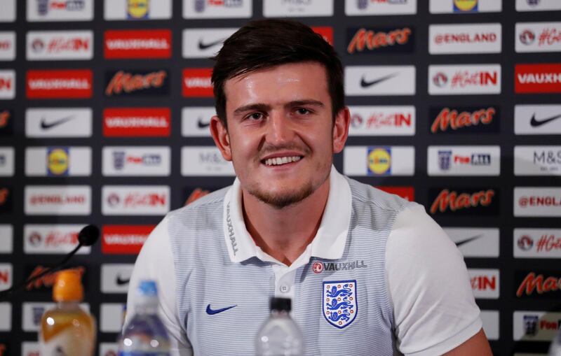 Football Soccer - England Media Day - Burton Upon Trent, Britain - August 29, 2017   England's Harry Maguire during a press conference   Action Images via Reuters/Carl Recine