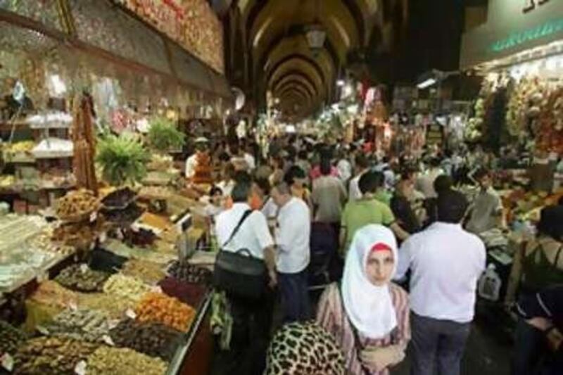 The Grand Bazar in Istanbul is a shoppers' paradise.
