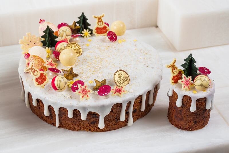 The Christmas cake by Praveen Kumar is bursting with dried fruit, nuts and winter spices. Photo: Social Bee