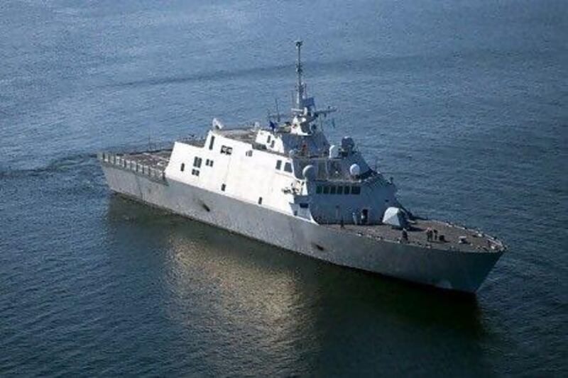 The USS Freedom, above, the US Navy's first LCS. Lockheed Martin announced it is developing a version of the LCS for sale to friendly navies. Reuters