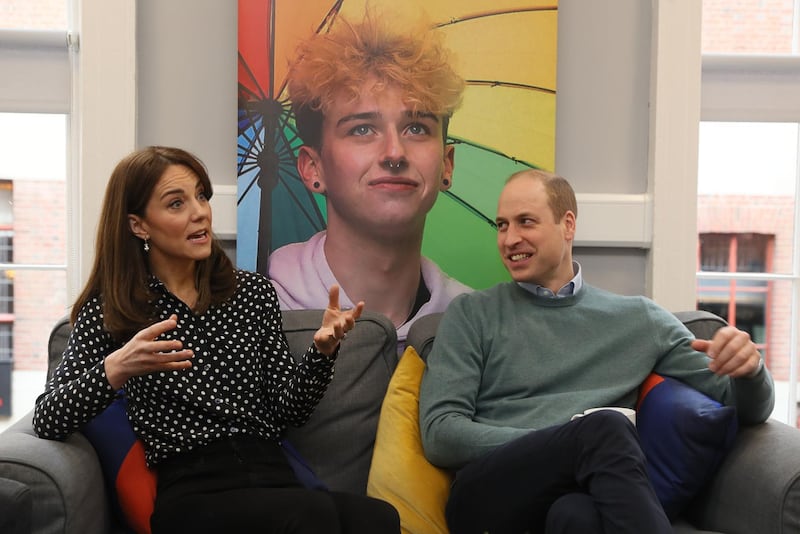 The couple visited Ireland's National Centre for Youth Mental Health, in Dublin on Wednesday,  March 4. AFP