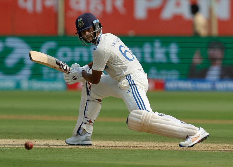 India's Yashasvi Jaiswal has only played in six Test matches. Reuters