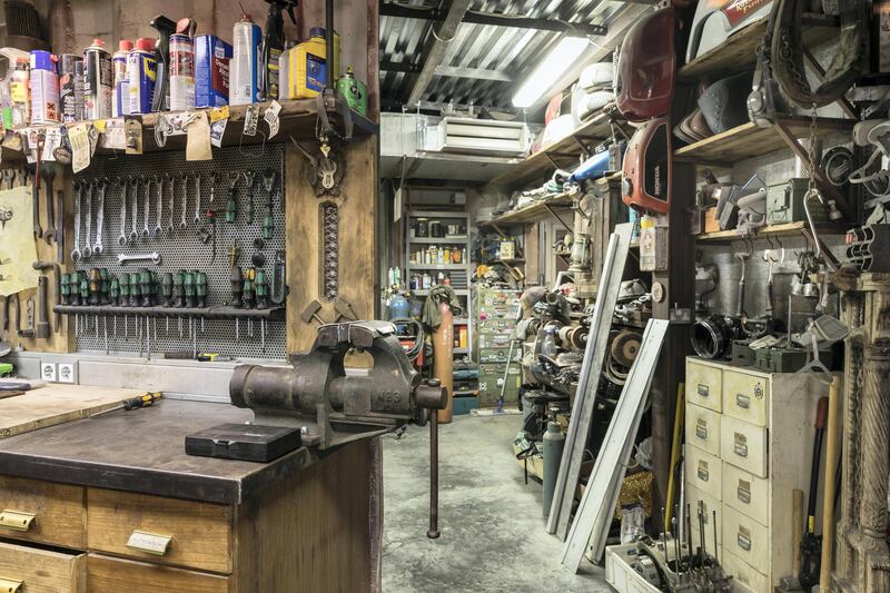 DUBAI, UNITED ARAB EMIRATES. 08 AUGUST 2017. Möto Custom Motorcycle workshop and space in Al Quoz. (Photo: Antonie Robertson/The National) Journalist: Adam Workman. Section: Motoring.