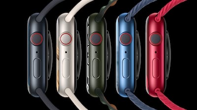 Apple Watch Series 7 has five new aluminium builds. Courtesy Apple