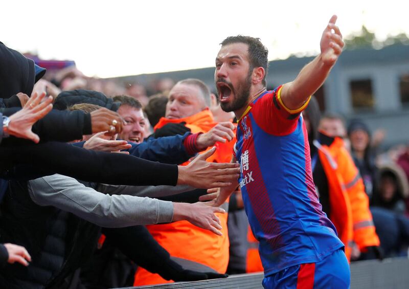 Centre midfield: Luka Milivojevic (Crystal Palace) – After missing a penalty last week, the Serb showed character to score two against Arsenal and secure a precious point. Reuters