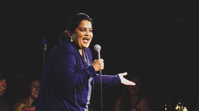 Zarna Garg's stand-up routine often references being an Indian immigrant in the US. Photo: Zarna Garg