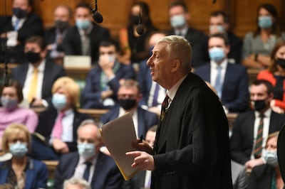 House of Commons Speaker Sir Lindsay Hoyle sent a letter to MPs warning them about a suspected agent of the Chinese government attempted to interfere in British politics. Photo: UK Parliament/Jessica Taylor