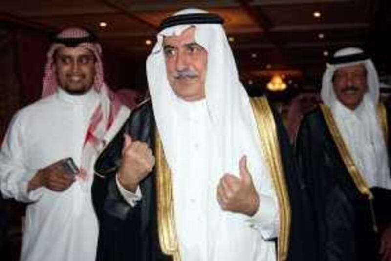 Saudi Arabia's Finance Minister Ibrahim al-Assaf attends a Gulf Arab finance ministers meeting in Jeddah September 8, 2009.    REUTERS/Susan Baaghil (SAUDI ARABIA POLITICS BUSINESS) *** Local Caption ***  AMM11_SAUDI-_0908_11.JPG *** Local Caption ***  AMM11_SAUDI-_0908_11.JPG